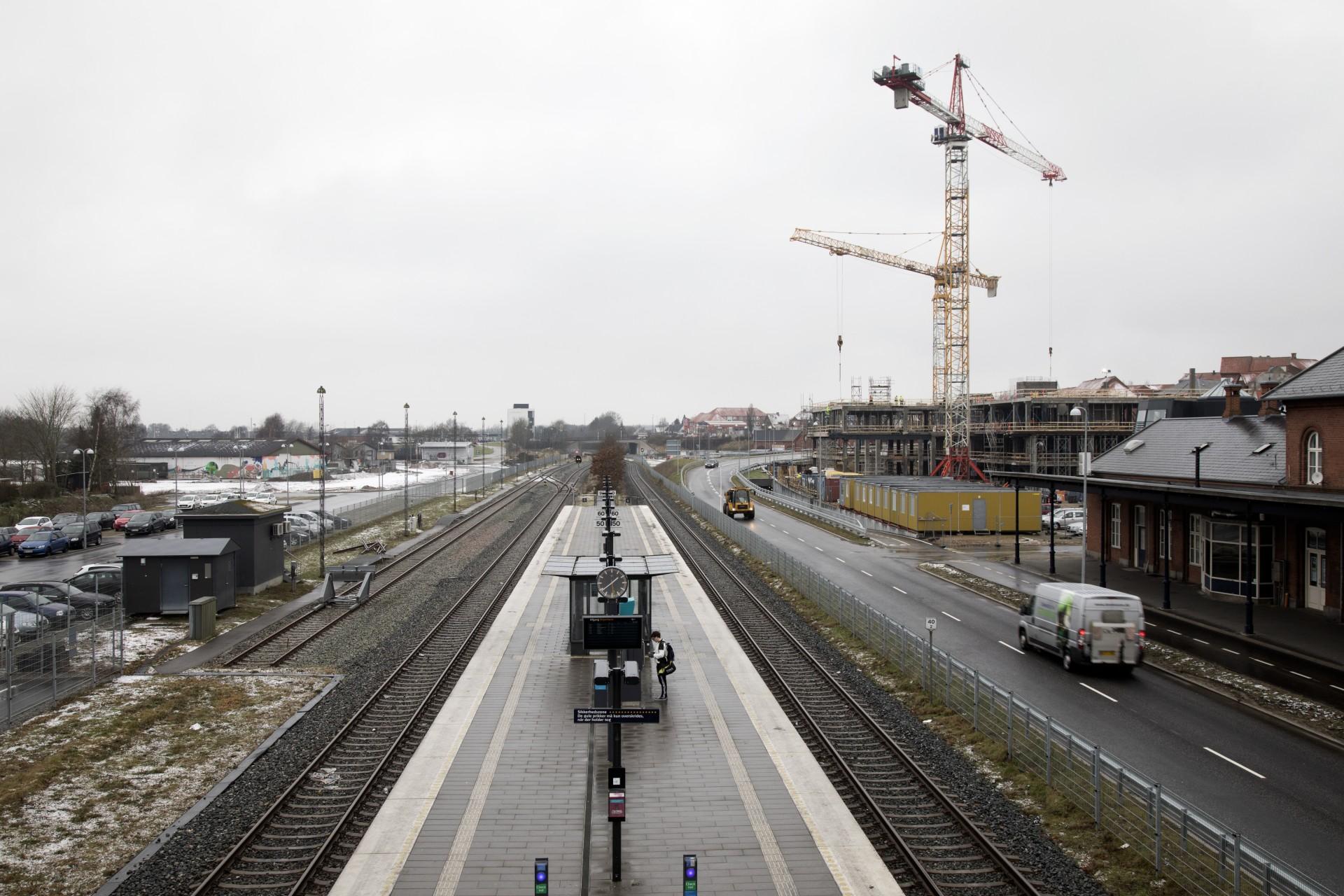 Udviklingen af Viborgs nye bydel, Banebyen, er i fuld gang. Foto: Betina N. Garcia. 