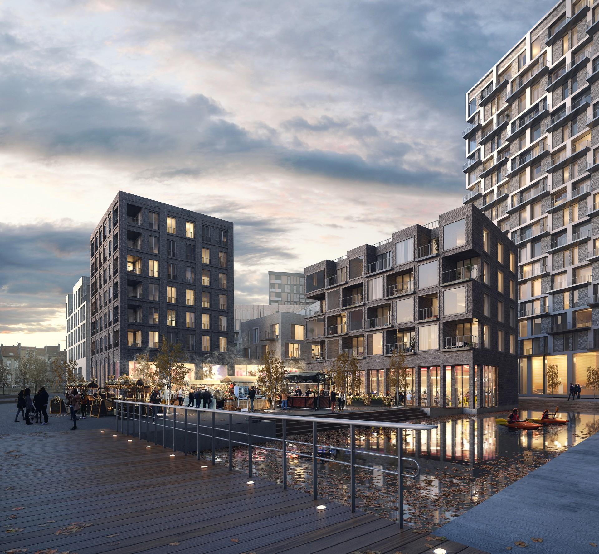 Key West, Bruxelles. Visualisering: Henning Larsen og Element.