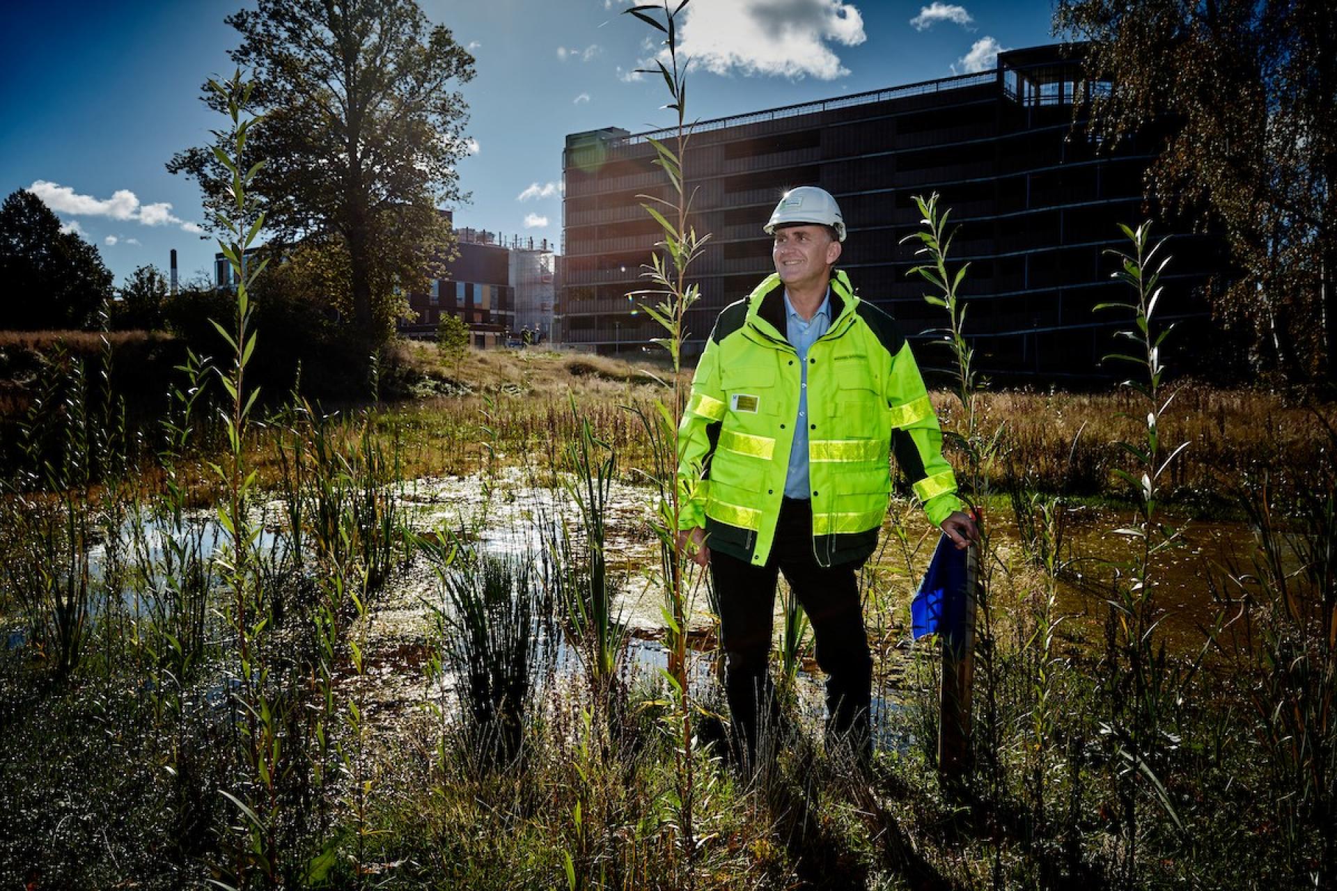 Byggechef Michael Southcott fra Nyt Hospital Bispebjerg. Foto: Byggeriets Billedbank.