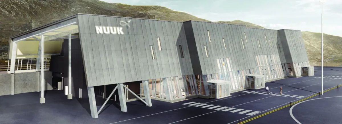 Den nye lufthavn i Nuuk