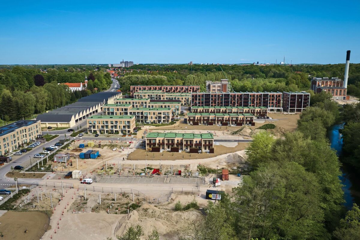 Papirrækkerne i Dalum Papirfabrik.