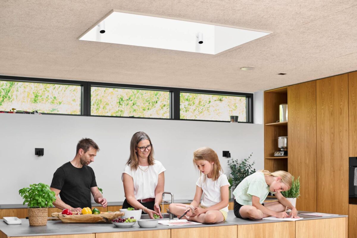 VELUX ovenlysvindue i køkken