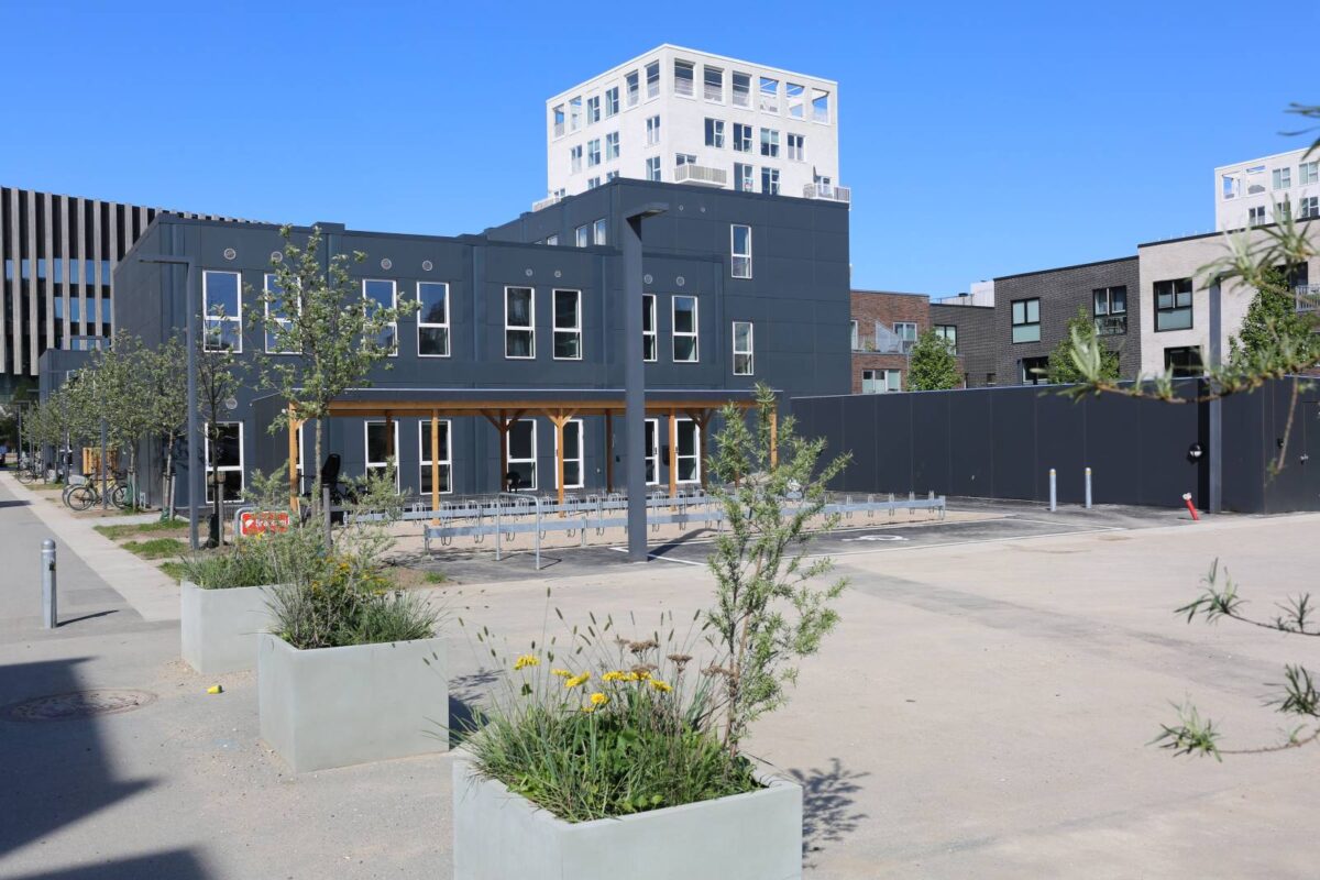 Svanemærket pavillonskole på Kirkegrunden