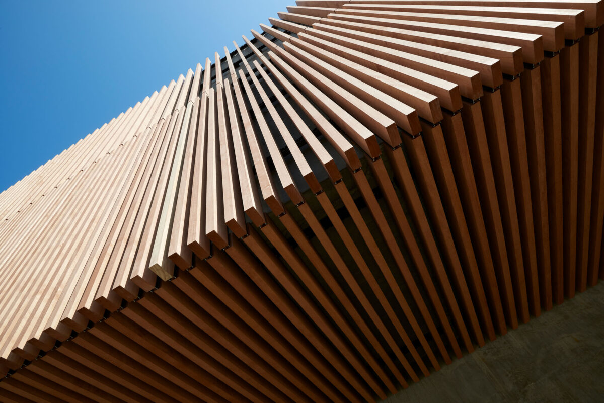 Woodfac Click facadesystem på Regionshospitalet Horsens