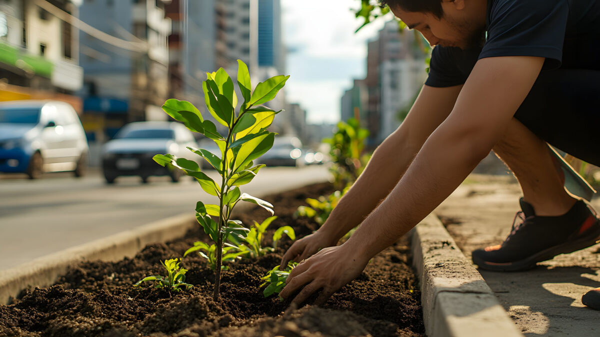 Plantning i byen