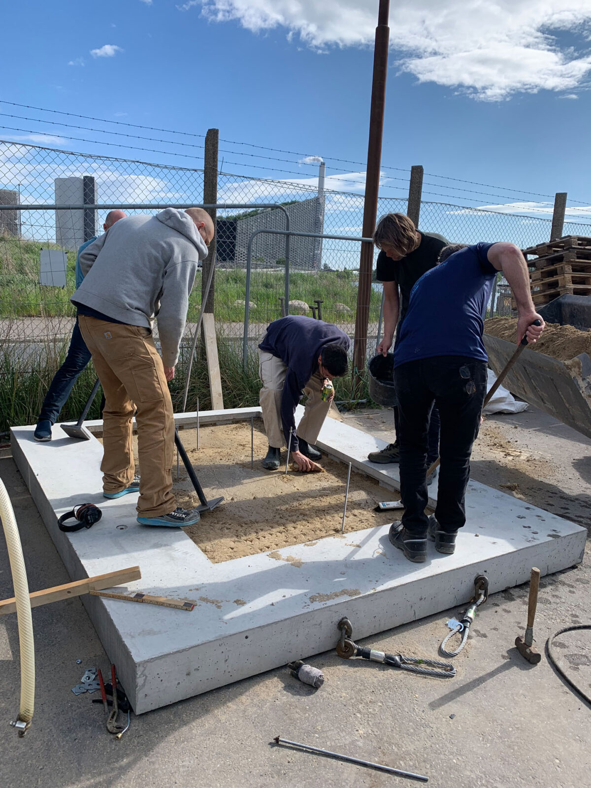 Betonelement stampes