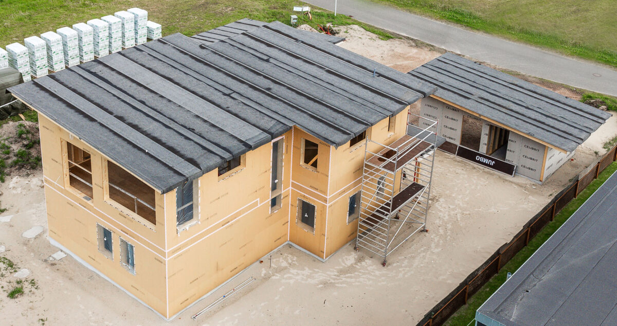 Råhus set oppefra
