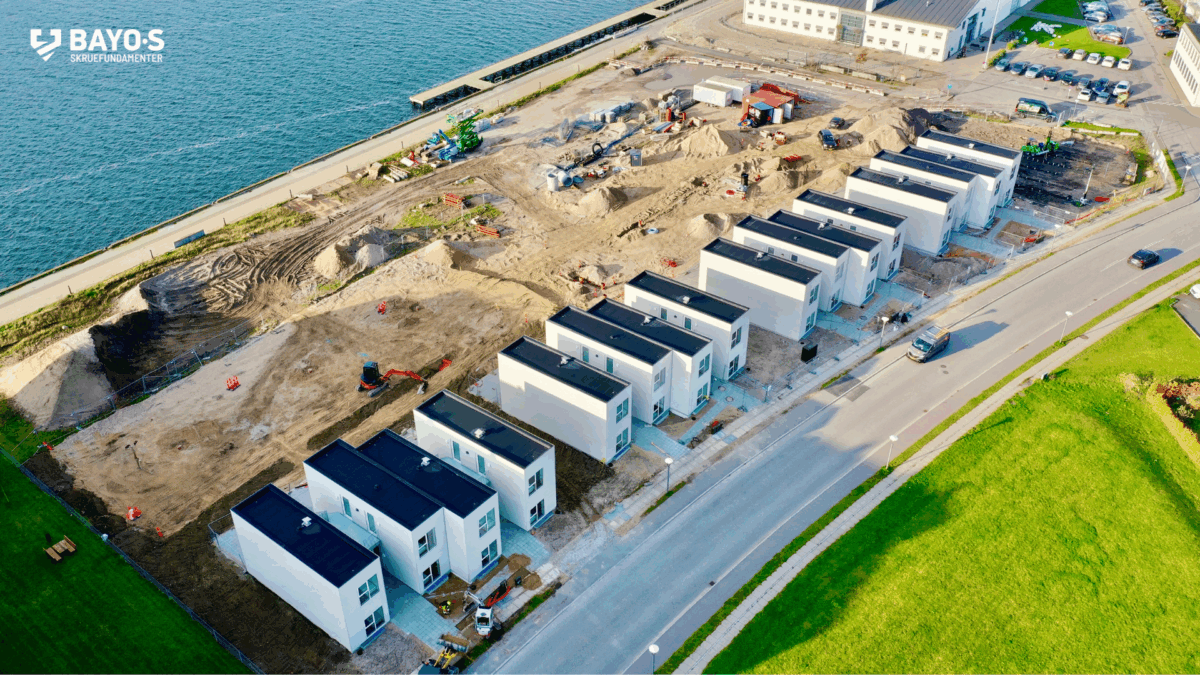 Lejligheder funderet på BAYO.S skruefundamenter