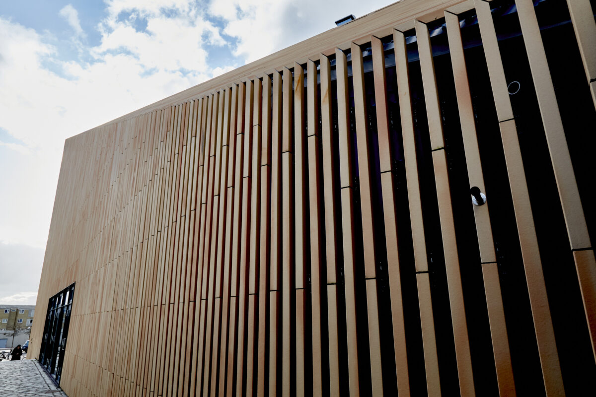 Tingbjerg Bibliotek/Kulturhus facade
