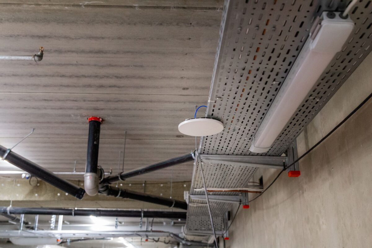 DAS-anlæg i kælder