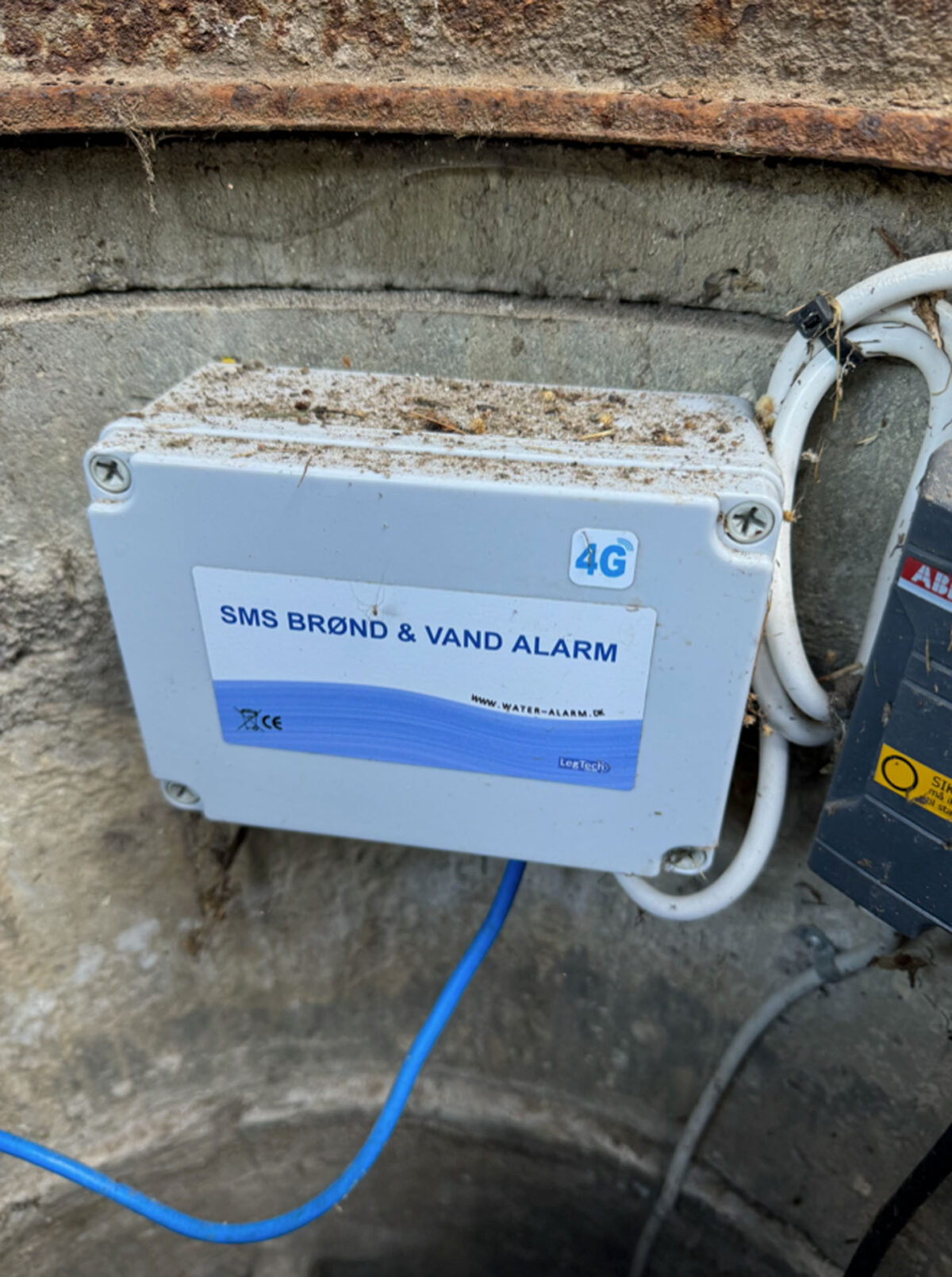 Enhed fra Legtech Teknik til forebyggelse af vandskader