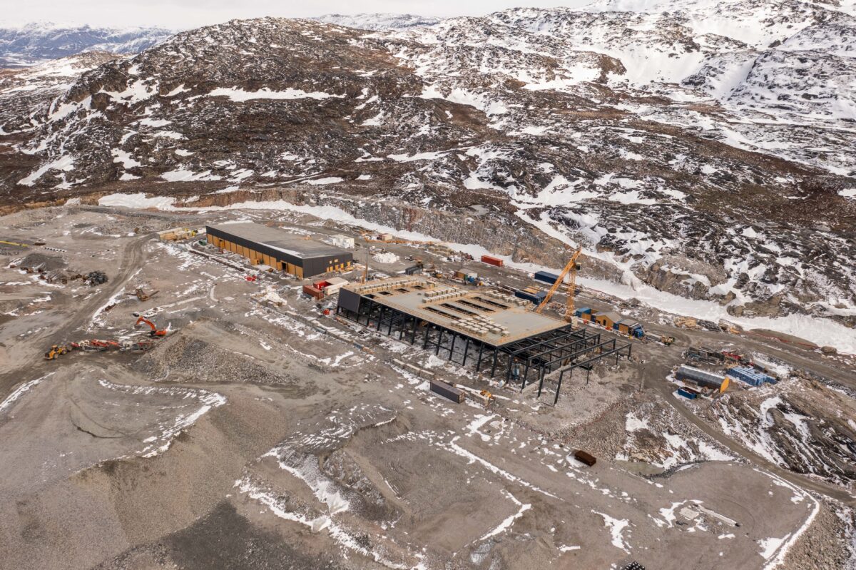 Ilulissat lufthavn som byggeplads