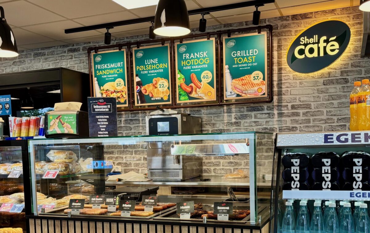 En Shell-cafe