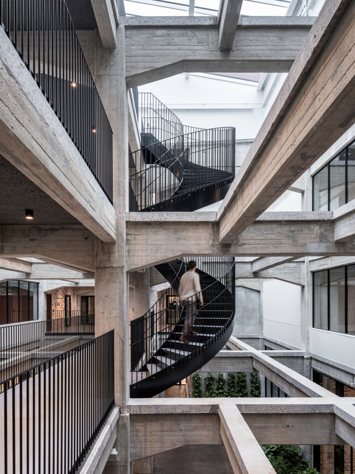 Vindeltrappe i Pakhus 40