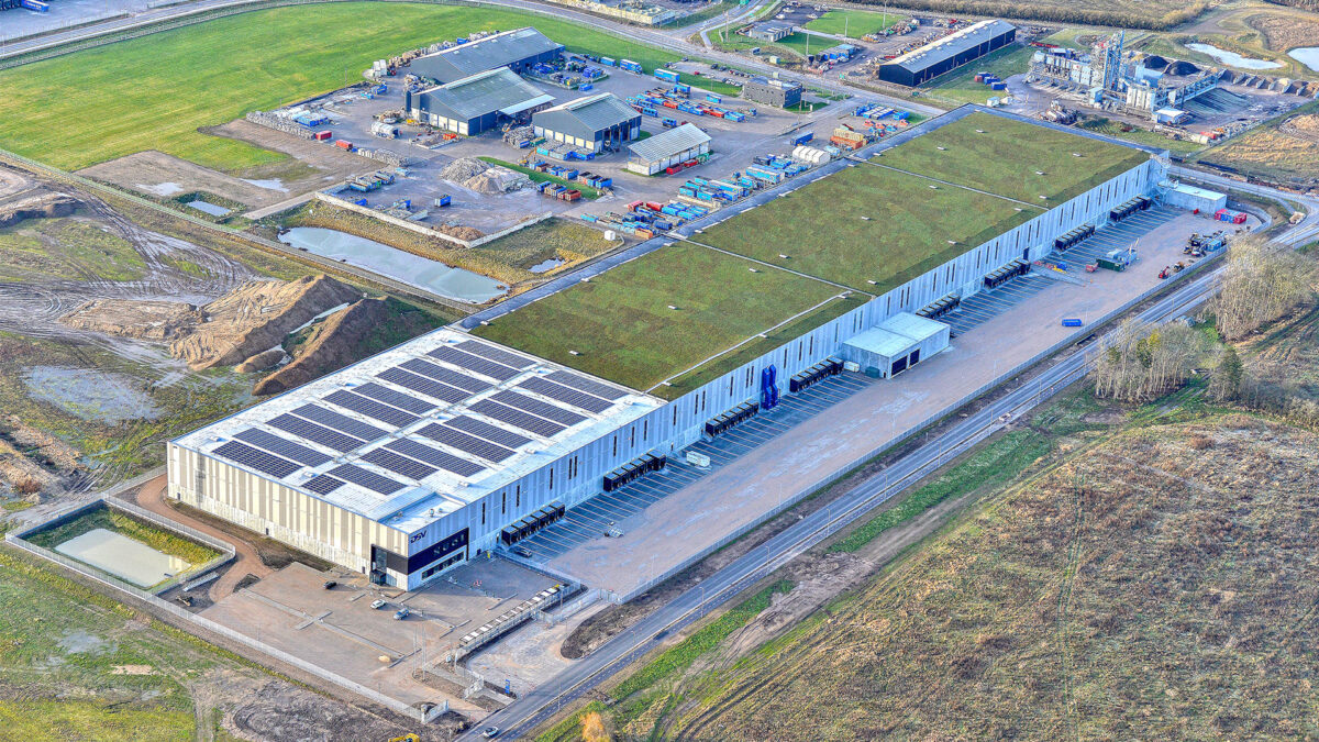 DSV's logistikbygning