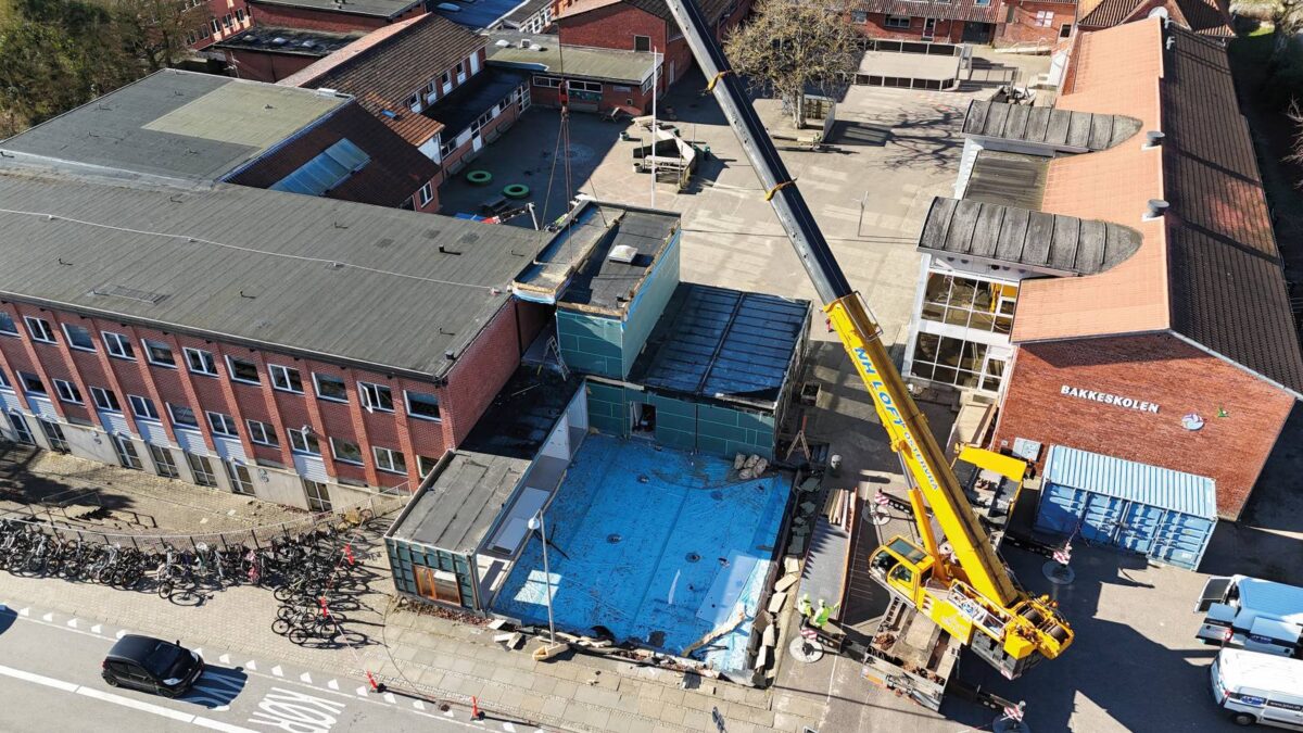 Modulbyggeri på Bakkeskolen, Skanderborg Kommune