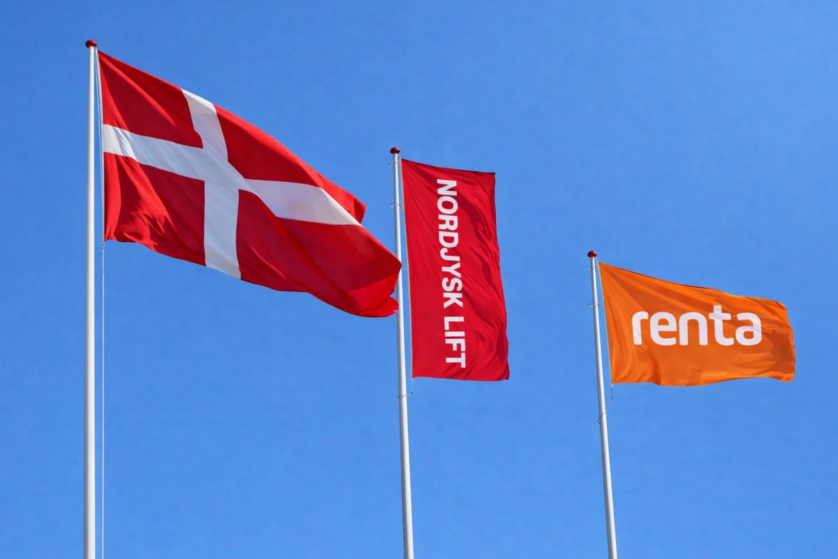 Dannebrog, Nordjysk Lift og Rentaflag