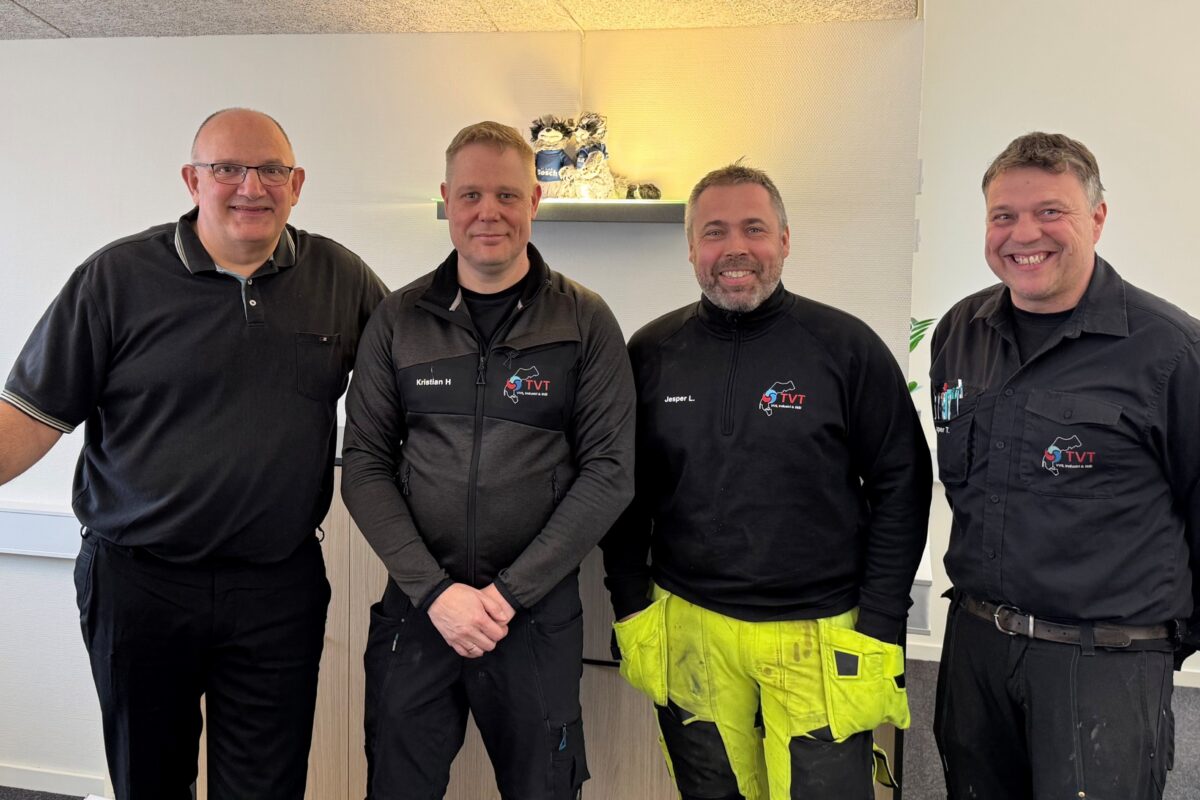 Morten Storm Pipper, Kristian Wind Hornstrup, Jesper Lovmand og Jesper Thousgaard.