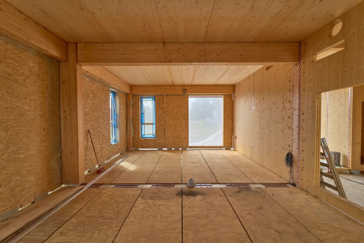 Træbyggeri set indefra