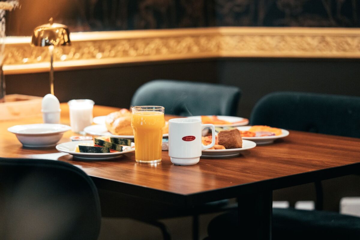Morgenmadsbuffet.