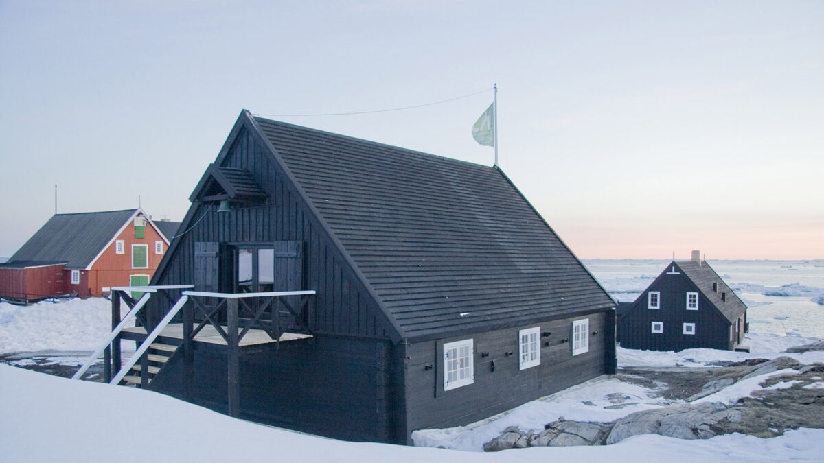 Sort hus i Ilimanaq