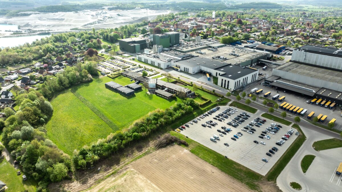 Hovedsæde set fra luften