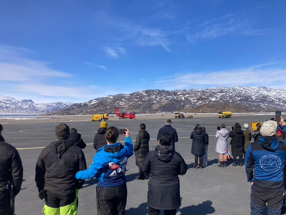 Sidste flyvning fra Narsarsuaq Lufthavn