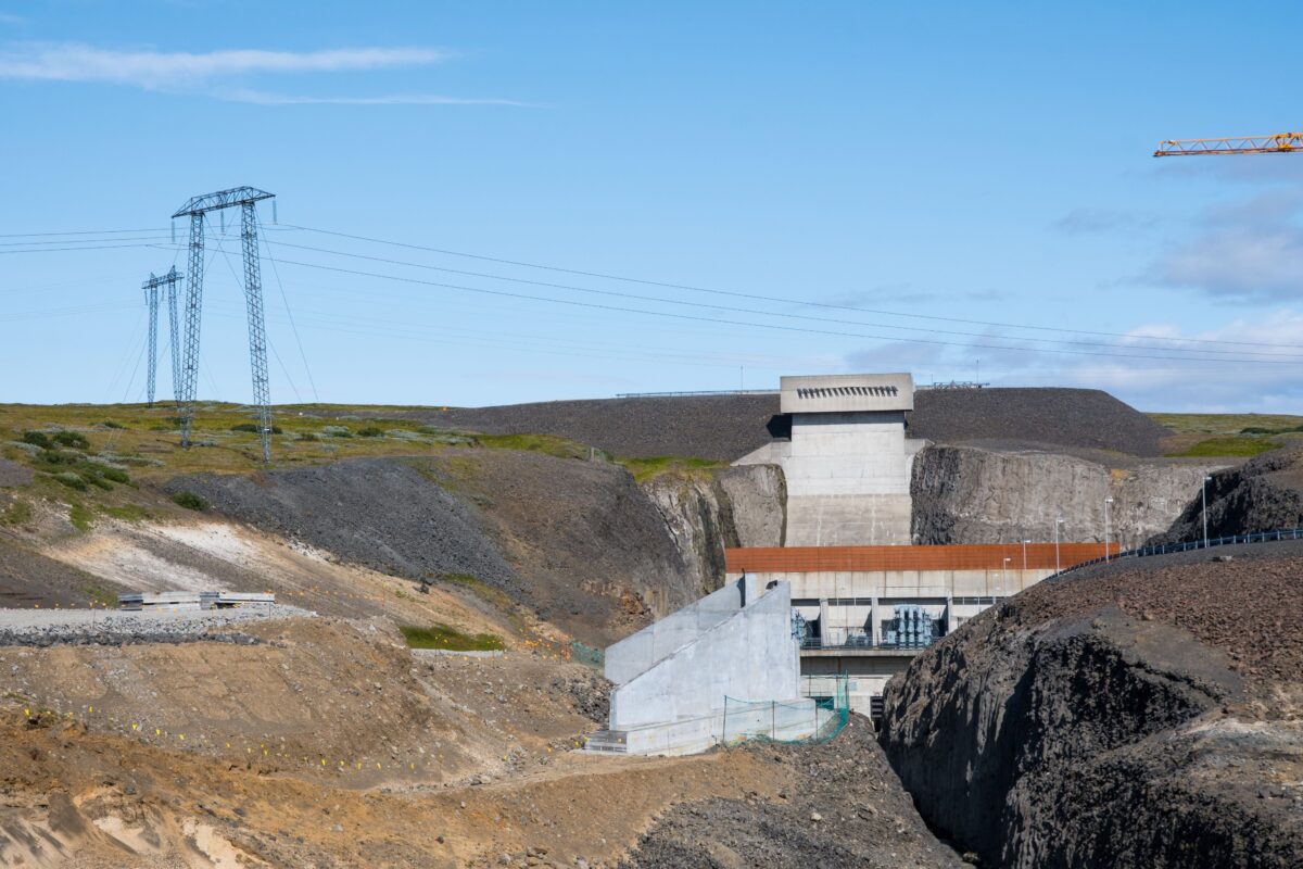 Vandkraftværket ved Sultartangi, Island