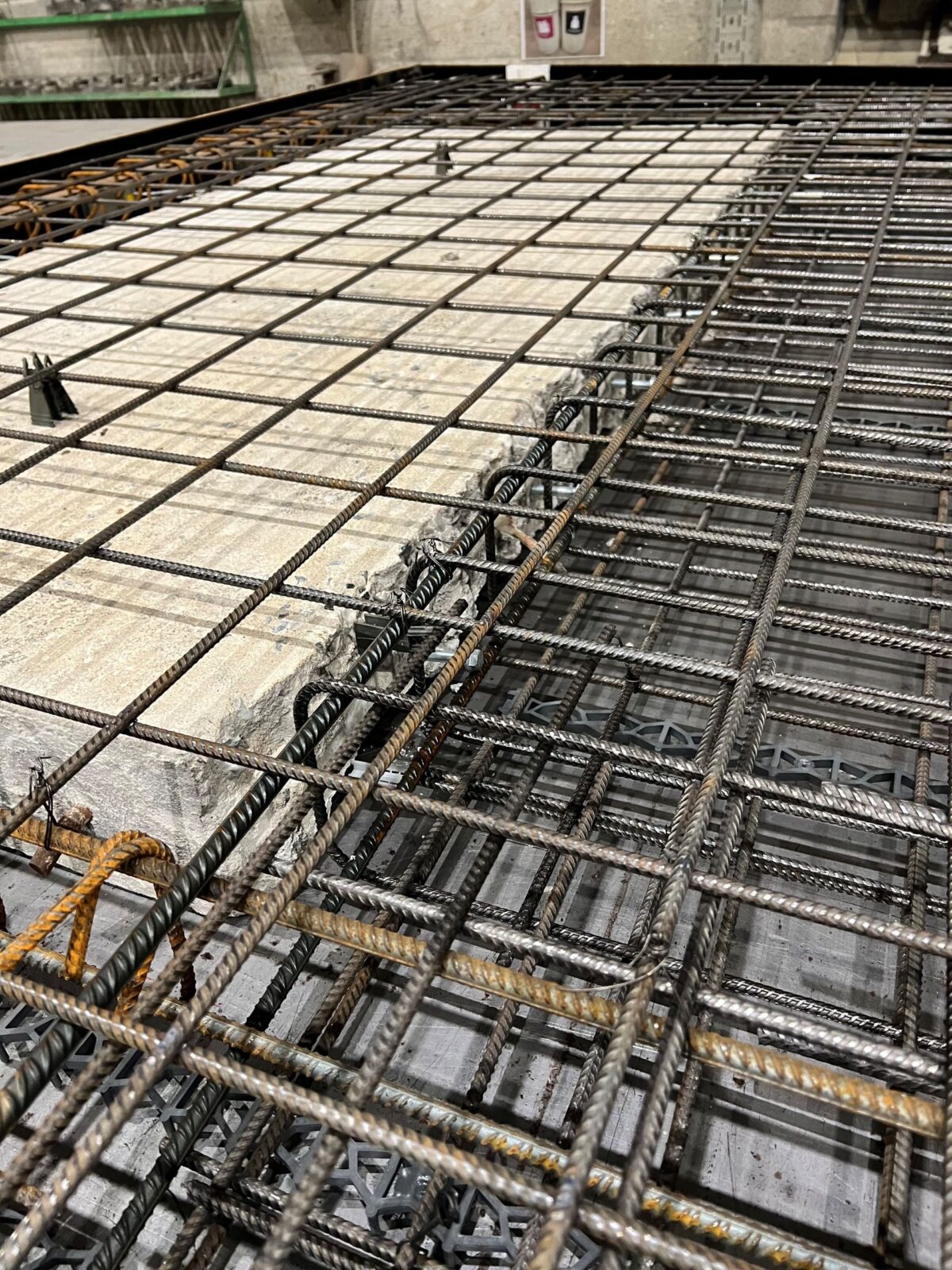 Omstøbning af beton