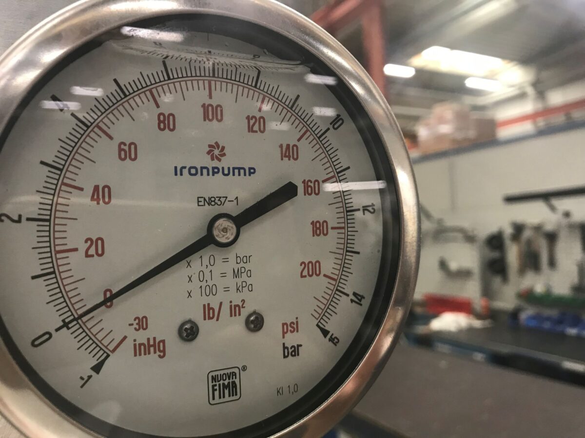 Måling af MEI hos IRON Pump